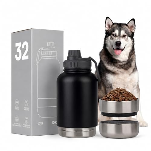 Opal Abode 3-in-1 Insulated Dog Water Bottle & Bowl Set – product image 2
