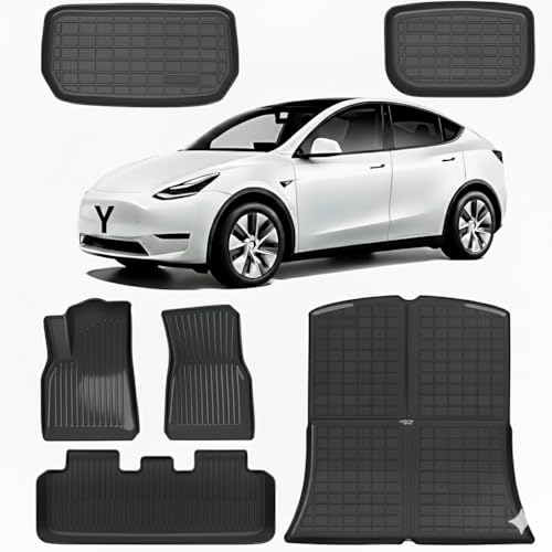 Opal Abode Tesla Model Y 2021–2024 6-Piece Floor Mat Set – product image 1