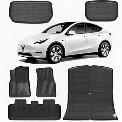 Opal Abode Tesla Model Y 2021–2024 6-Piece Floor Mat Set – product image 1