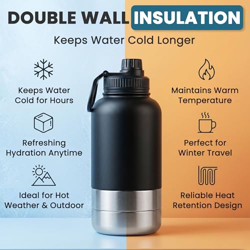 Opal Abode 3-in-1 Insulated Dog Water Bottle & Bowl Set – product image 5