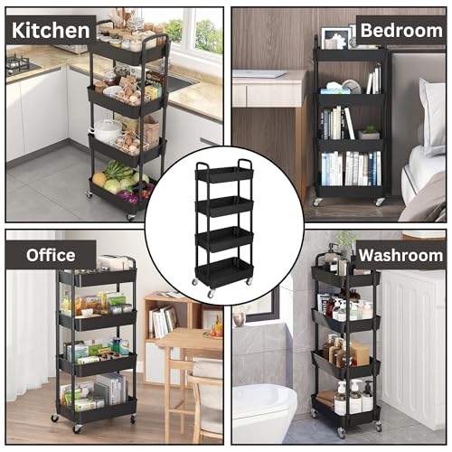 Opal Abode 4-Tier Rolling Storage Trolley – product image 5