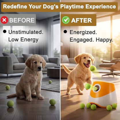 Opal Abode Automatic Dog Ball Launcher with 6 Balls – product image 5
