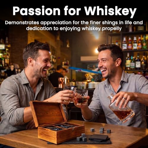 Opal Abode 760mL Whiskey Decanter Gift Set with Chilling Stones – product image 6