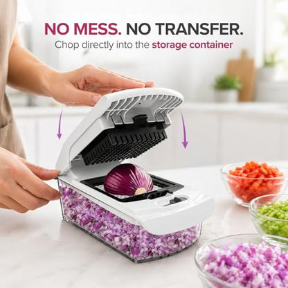 Opal Abode 18-in-1 Vegetable Chopper with Container – product image 6
