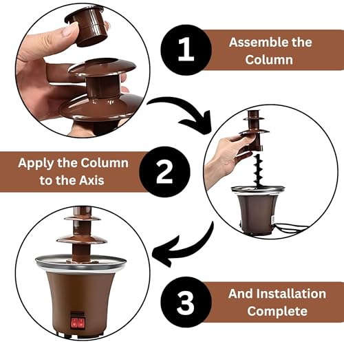 Opal Abode 3-Tier Chocolate Fountain Machine – product image 3