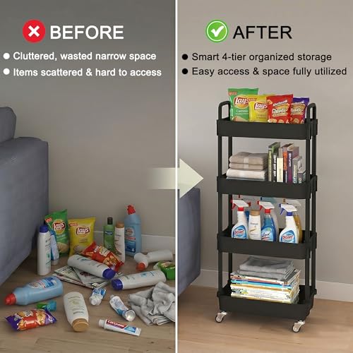 Opal Abode 4-Tier Rolling Storage Trolley – product image 6