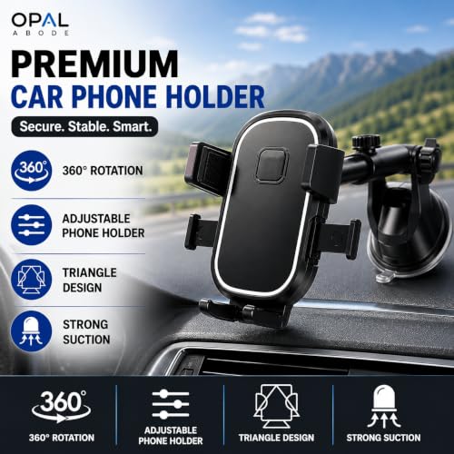 Opal Abode Universal 360° Car Air Vent Phone Holder – product image 5