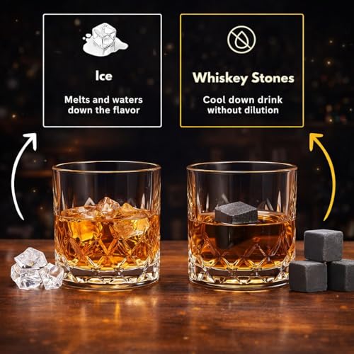 Opal Abode 760mL Whiskey Decanter Gift Set with Chilling Stones – product image 5