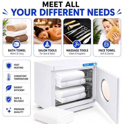 Opal Abode 23L Professional Hot Towel Warmer Cabinet – product image 5