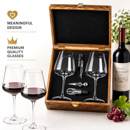 Opal Abode Long-Stem Wine Glass Gift Set with Accessories – product image 5