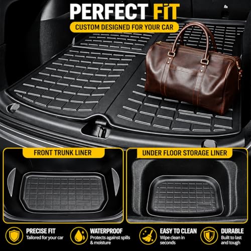 Opal Abode Tesla Model Y 2021–2024 6-Piece Floor Mat Set – product image 4