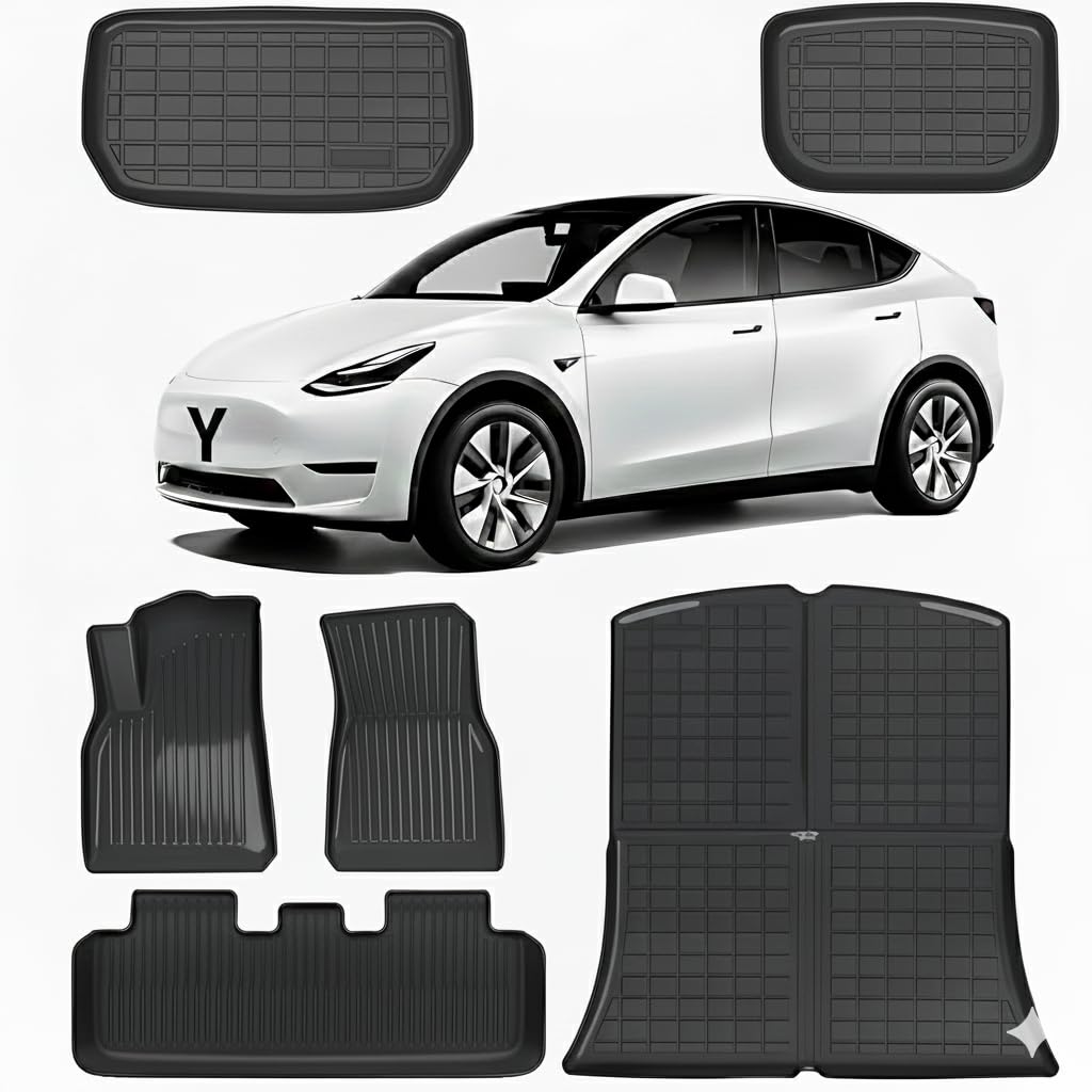 Opal Abode Tesla Model Y 2021–2024 6-Piece Floor Mat Set – product image 8